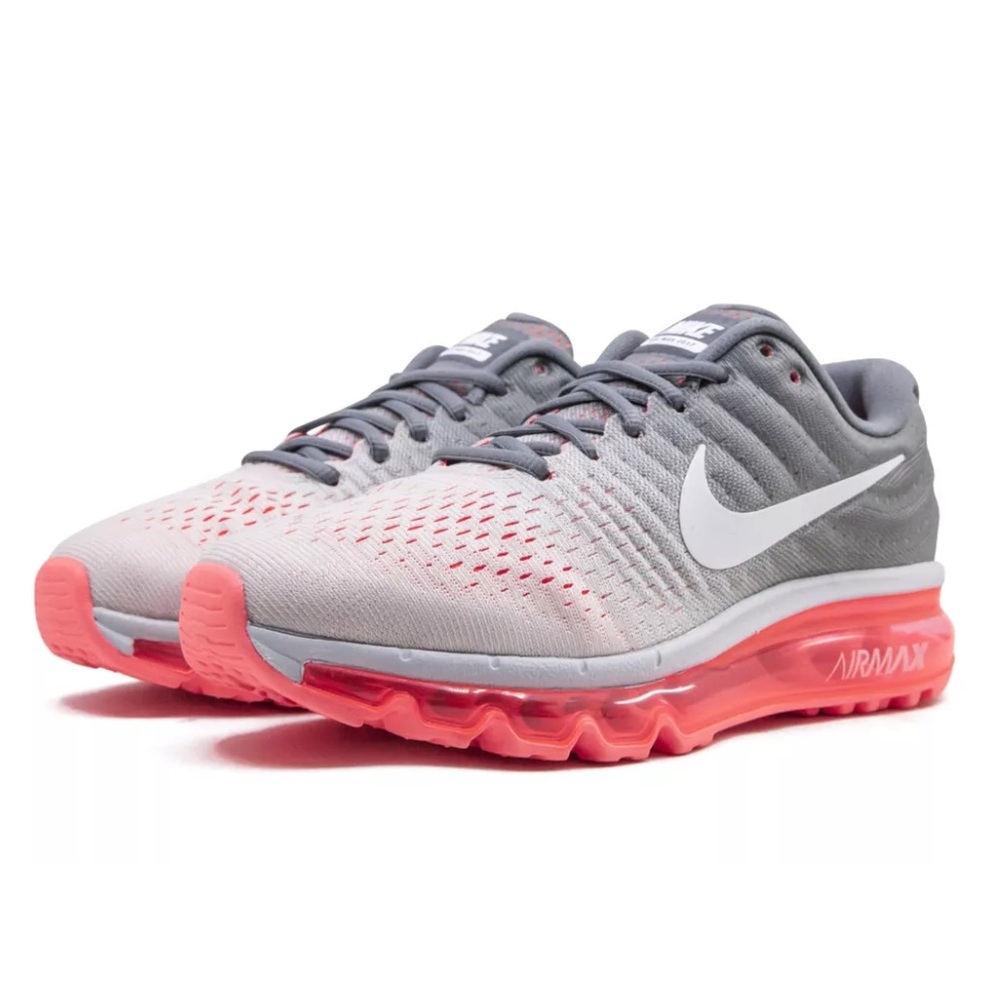 Nike Air Max 2017 849560-007 Gray/Pink/White Running Shoes Sneakers JDJ673 7.5